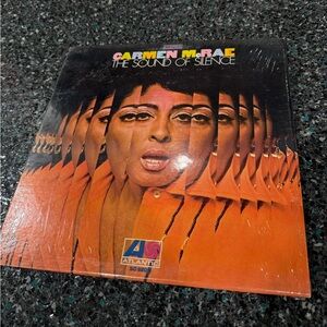 CARMEN MCRAE THE SOUND OF SILENCE VINYL RECORD LP 1968 ATLANTIC RECORDS JAZZ